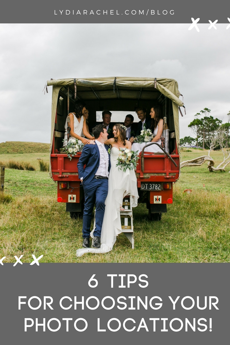 Wedding Advice- 6 Tips for choosing a great location for your photos